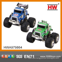 1:64 Brinquedos Diecast Pull Back Carro Big Wheel 12PCS / BOX